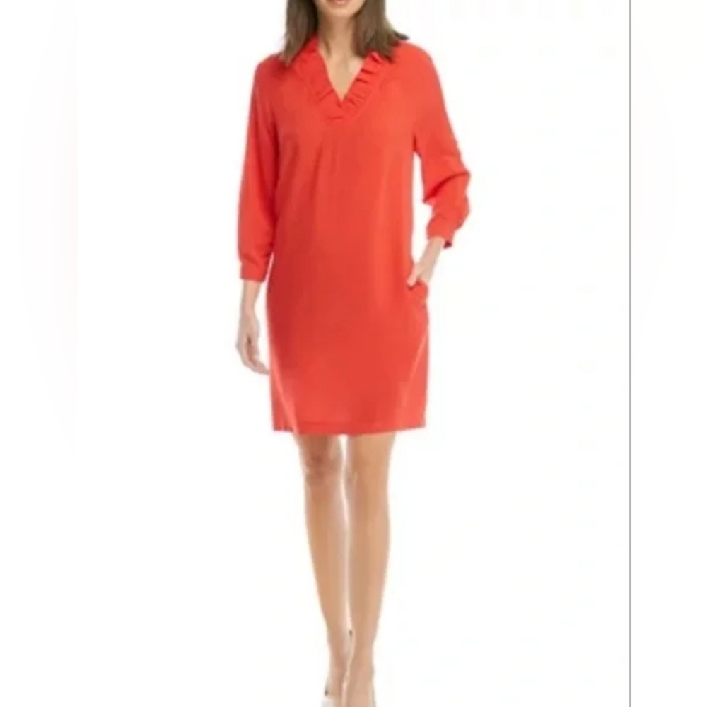 Crown & Ivy Dress Pockets 3/4 Sleeve Size Medium